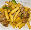 Salt and Pepper Chicken and Chips